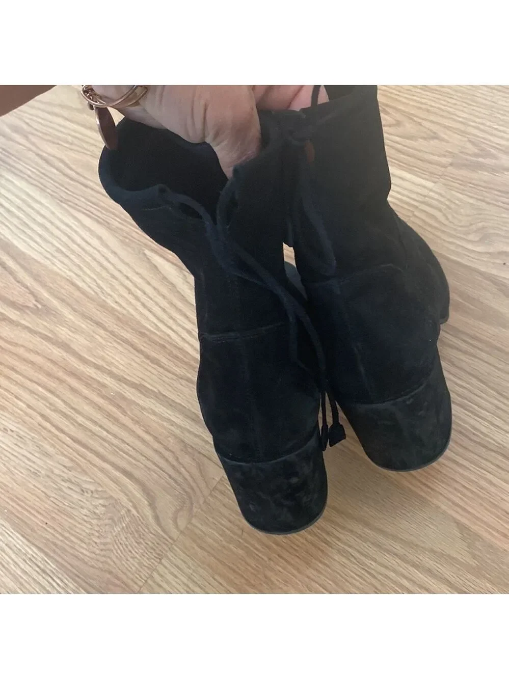 Aquatalia suede boots.
